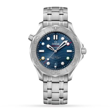 OMEGA SEAMASTER DBLQUOTE.BEIJING 2022 DBLQUOTE. DIVER 300M CO AXIAL MASTER CHRONOMETER 42MM MENS WATCH O52230422003001