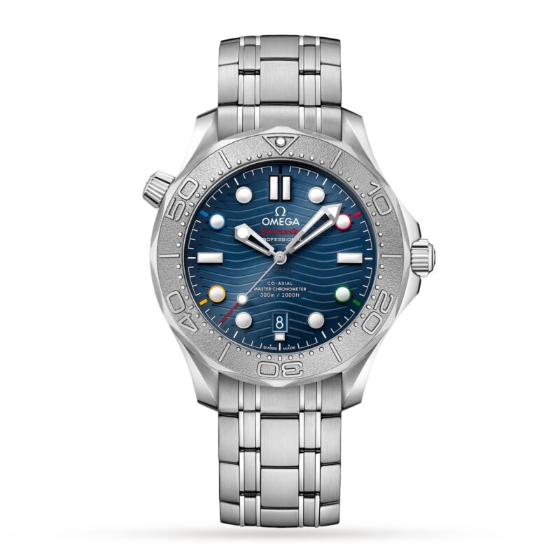 OMEGA SEAMASTER DBLQUOTE.BEIJING 2022 DBLQUOTE. DIVER 300M CO AXIAL MASTER CHRONOMETER 42MM MENS WATCH O52230422003001