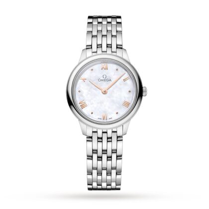 OMEGA DE VILLE PRESTIGE QUARTZ 27.5MM LADIES WATCH WHITE O43410286005001