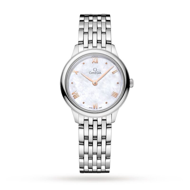 OMEGA DE VILLE PRESTIGE QUARTZ 27.5MM LADIES WATCH WHITE O43410286005001