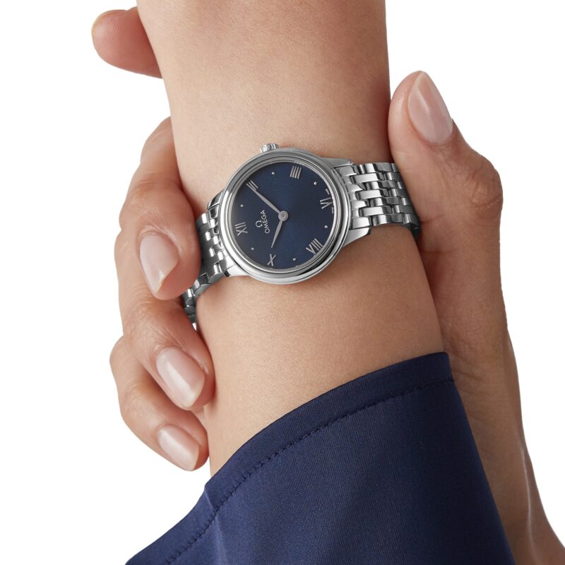 OMEGA DE VILLE PRESTIGE QUARTZ 27.5MM LADIES WATCH BLUE O43410286003002 - Image 7