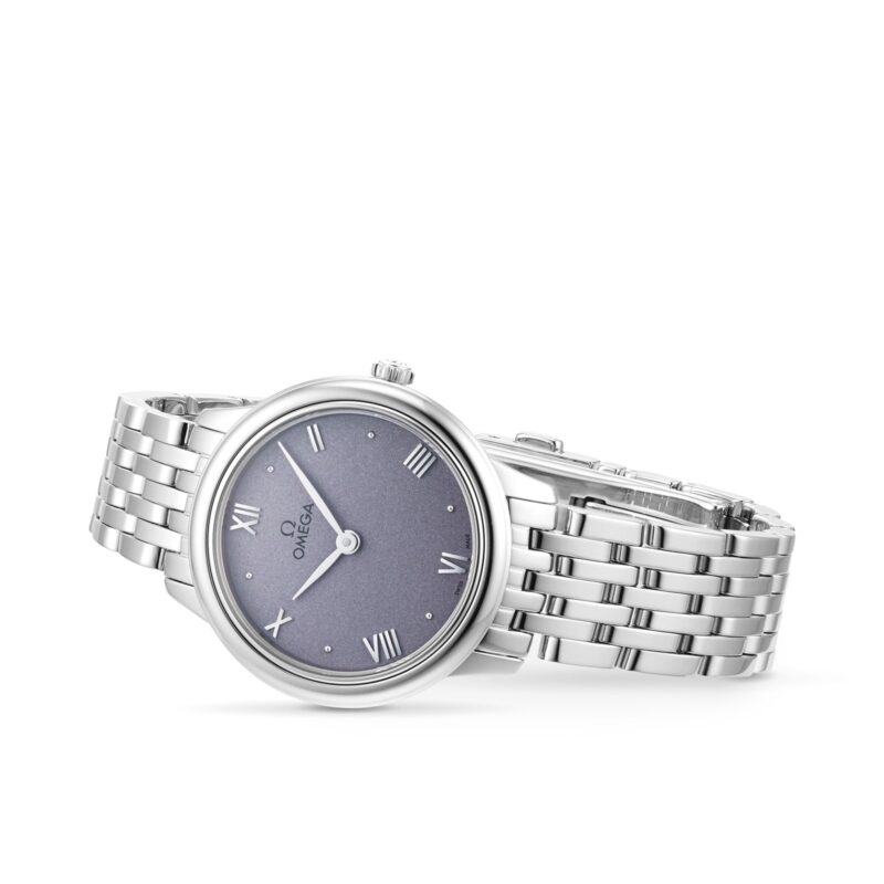 OMEGA DE VILLE PRESTIGE QUARTZ 27.5MM LADIES WATCH PURPLE O43410286003001 - Image 3