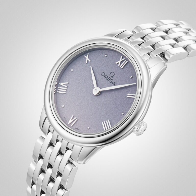 OMEGA DE VILLE PRESTIGE QUARTZ 27.5MM LADIES WATCH PURPLE O43410286003001 - Image 6