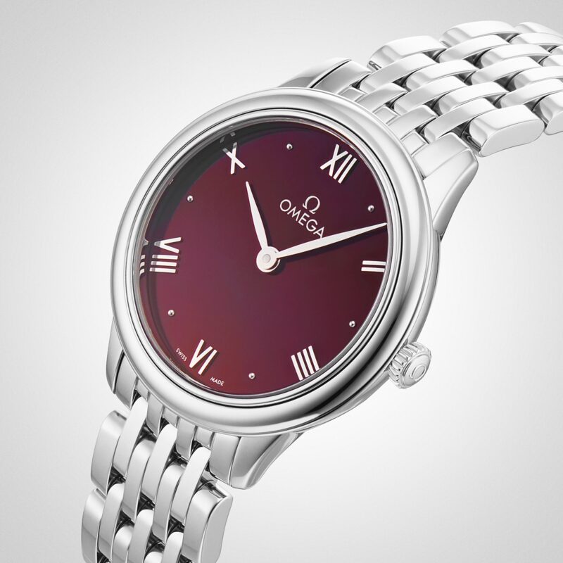 OMEGA DE VILLE PRESTIGE QUARTZ 27.5MM LADIES WATCH RED O43410286011001 - Image 6