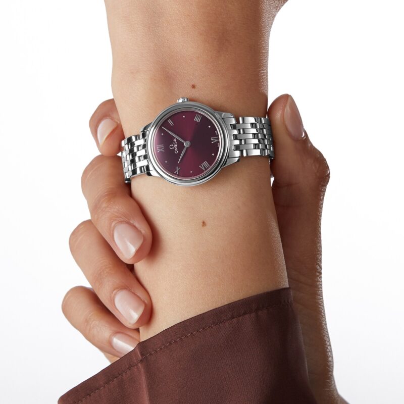 OMEGA DE VILLE PRESTIGE QUARTZ 27.5MM LADIES WATCH RED O43410286011001 - Image 7