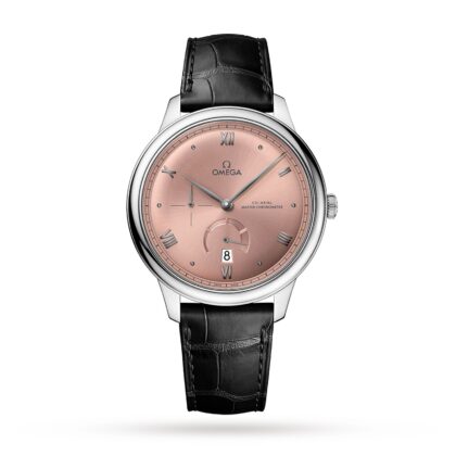 OMEGA DE VILLE PRESTIGE CO AXIAL MASTER CHRONOMETER POWER RESERVE 41MM MENS WATCH PINK O43413412110001