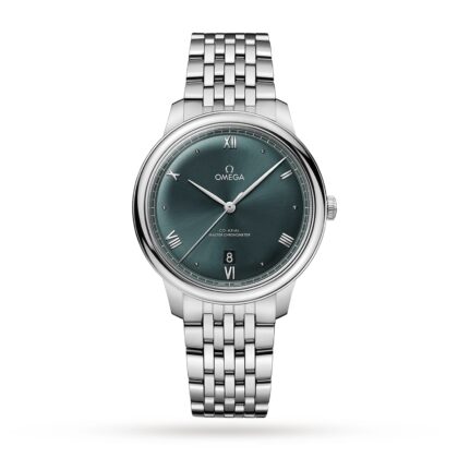 OMEGA DE VILLE PRESTIGE CO AXIAL MASTER CHRONOMETER 40MM MENS WATCH GREEN O43410402010001