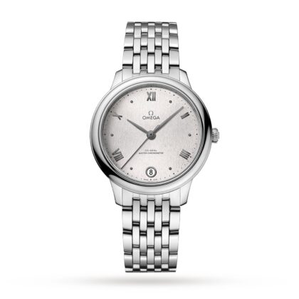 OMEGA DE VILLE PRESTIGE CO AXIAL MASTER CHRONOMETER 34MM LADIES WATCH SILVER O43410342002001