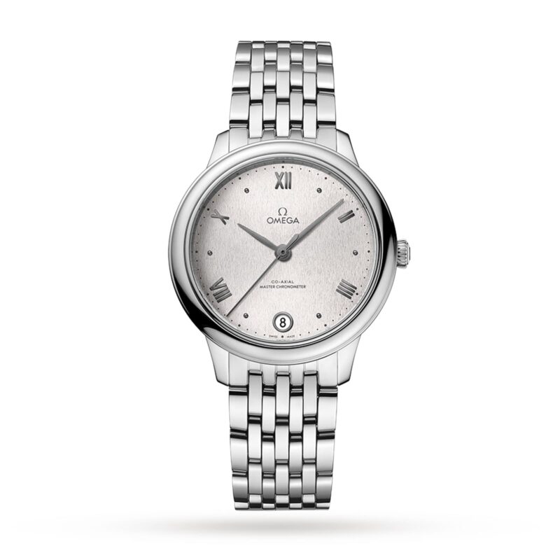 OMEGA DE VILLE PRESTIGE CO AXIAL MASTER CHRONOMETER 34MM LADIES WATCH SILVER O43410342002001