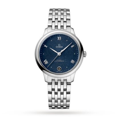 OMEGA DE VILLE PRESTIGE CO AXIAL MASTER CHRONOMETER 34MM LADIES WATCH BLUE O43410342003002