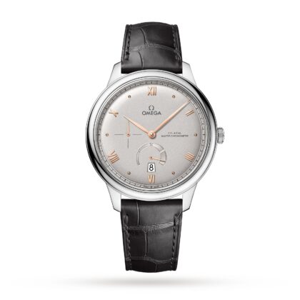 OMEGA DE VILLE PRESTIGE CO AXIAL CHRONOMETER POWER RESERVE 41MM MENS WATCH SILVER O43413412106001
