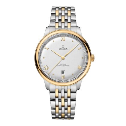 OMEGA DE VILLE PRESTIGE 40MM MENS WATCH SILVER O43420402002002