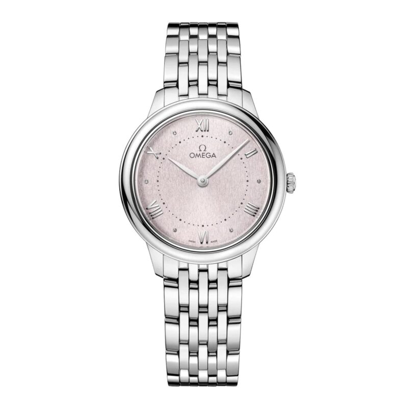 OMEGA DE VILLE PRESTIGE 30MM LADIES WATCH ROSE SILVER O43410306002001