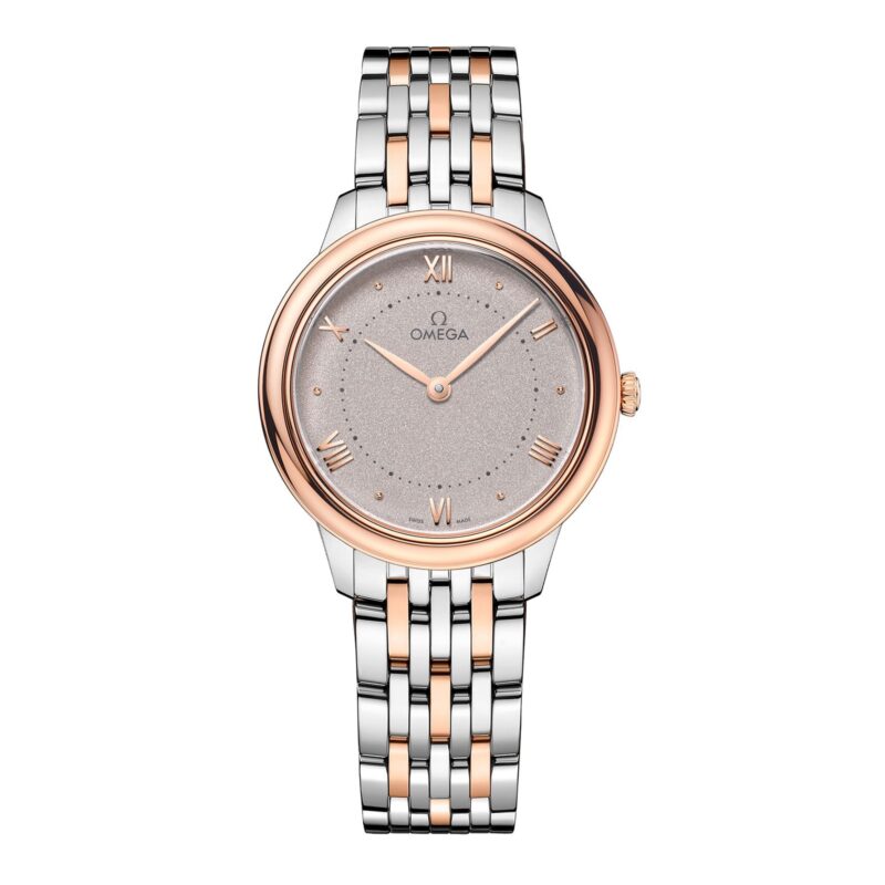 OMEGA DE VILLE PRESTIGE 30MM LADIES WATCH ROSE GREY O43420306002001