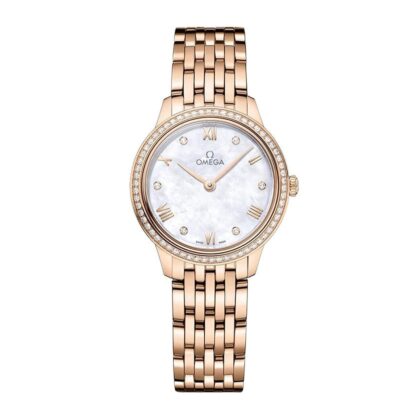 OMEGA DE VILLE PRESTIGE 27.5MM LADIES WATCH MOTHER OF PEARL O43455286055001