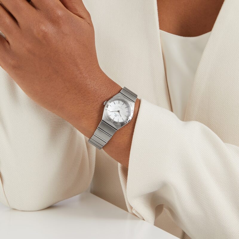 OMEGA CONSTELLATION MANHATTAN 28MM LADIES WATCH O13110286005001 - Image 6