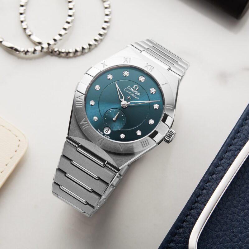 OMEGA CONSTELLATION CO AXIAL MASTER CHRONOMETER SMALL SECONDS 34MM LADIES WATCH O13110342053001 - Image 8