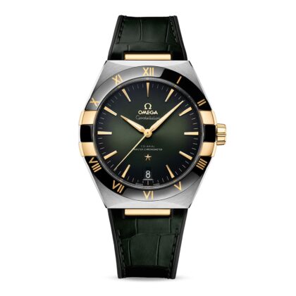 OMEGA CONSTELLATION CO AXIAL MASTER CHRONOMETER 41MM MENS WATCH GREEN O13123412110001