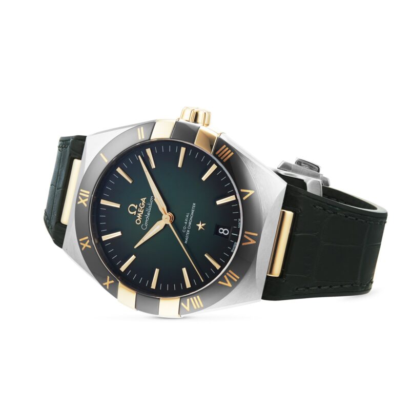 OMEGA CONSTELLATION CO AXIAL MASTER CHRONOMETER 41MM MENS WATCH GREEN O13123412110001 - Image 3