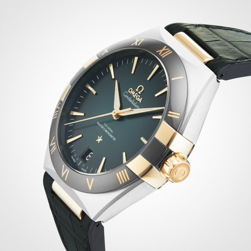 OMEGA CONSTELLATION CO AXIAL MASTER CHRONOMETER 41MM MENS WATCH GREEN O13123412110001 - Image 6