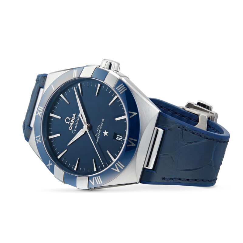 OMEGA CONSTELLATION CO AXIAL MASTER CHRONOMETER 41MM MENS WATCH BLUE O13133412103001 - Image 3