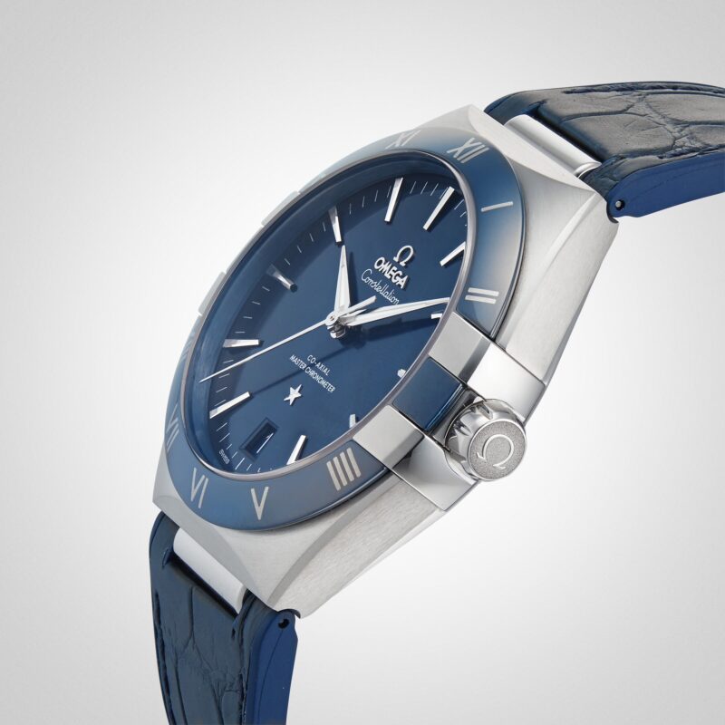 OMEGA CONSTELLATION CO AXIAL MASTER CHRONOMETER 41MM MENS WATCH BLUE O13133412103001 - Image 6