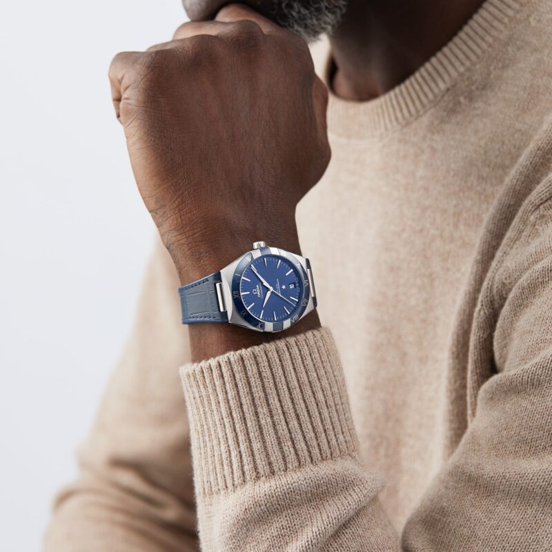 OMEGA CONSTELLATION CO AXIAL MASTER CHRONOMETER 41MM MENS WATCH BLUE O13133412103001 - Image 7
