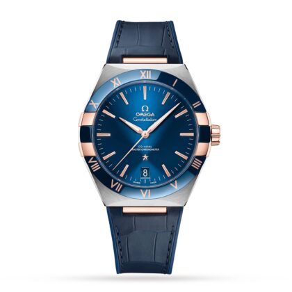 OMEGA CONSTELLATION CO AXIAL MASTER CHRONOMETER 41MM MENS WATCH BLUE O13123412103001
