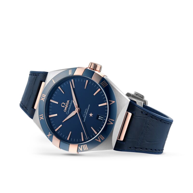 OMEGA CONSTELLATION CO AXIAL MASTER CHRONOMETER 41MM MENS WATCH BLUE O13123412103001 - Image 3