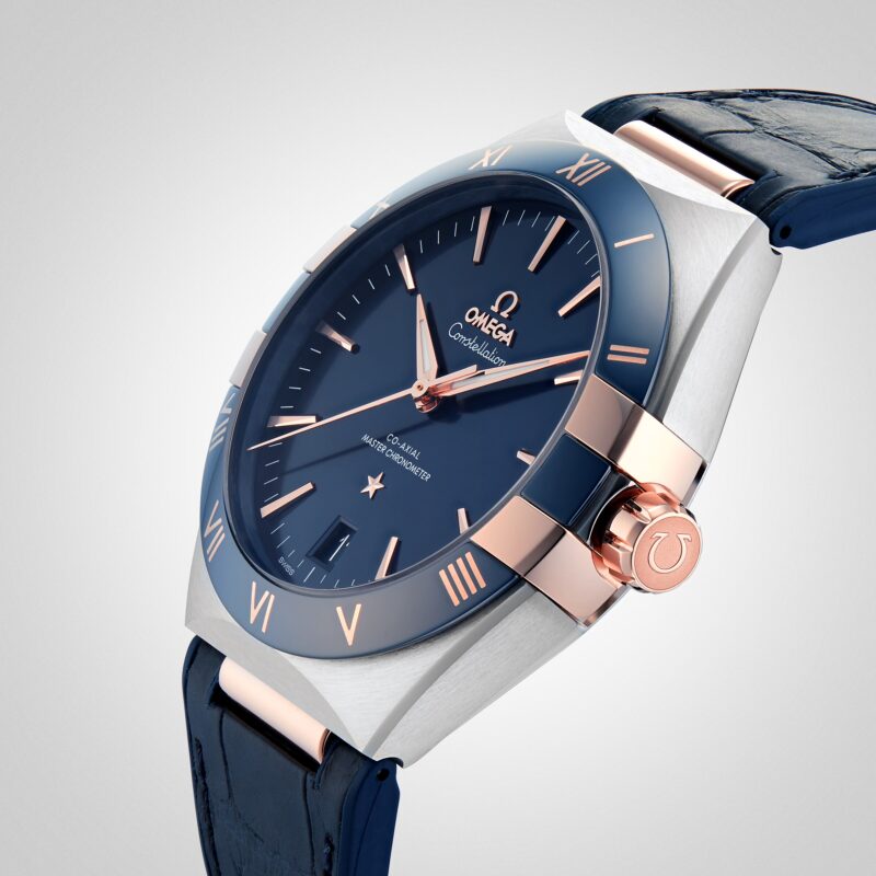 OMEGA CONSTELLATION CO AXIAL MASTER CHRONOMETER 41MM MENS WATCH BLUE O13123412103001 - Image 6