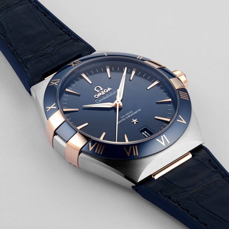 OMEGA CONSTELLATION CO AXIAL MASTER CHRONOMETER 41MM MENS WATCH BLUE O13123412103001 - Image 7