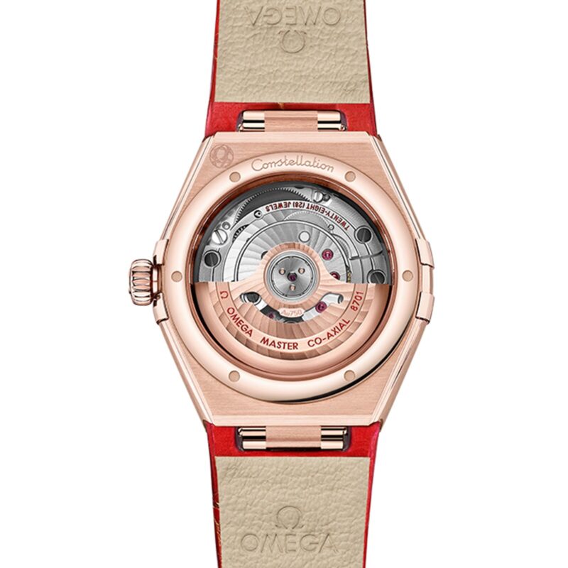 OMEGA CONSTELLATION CO AXIAL MASTER CHRONOMETER 29MM LADIES WATCH RED O13158292099005 - Image 2