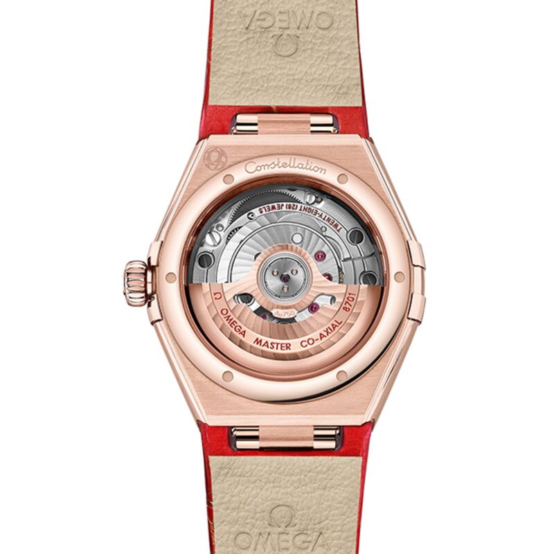 OMEGA CONSTELLATION CO AXIAL MASTER CHRONOMETER 29MM LADIES WATCH RED O13153292099003 - Image 2