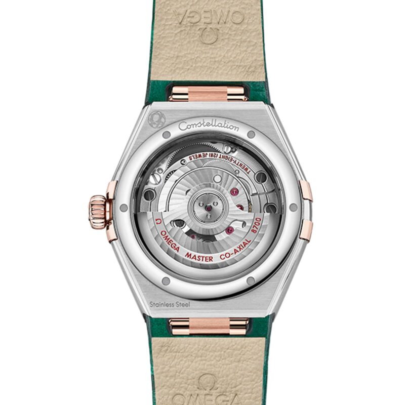 OMEGA CONSTELLATION CO AXIAL MASTER CHRONOMETER 29MM LADIES WATCH GREEN O13128292099001 - Image 2