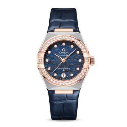 OMEGA CONSTELLATION CO AXIAL MASTER CHRONOMETER 29MM LADIES WATCH BLUE O13128292099003