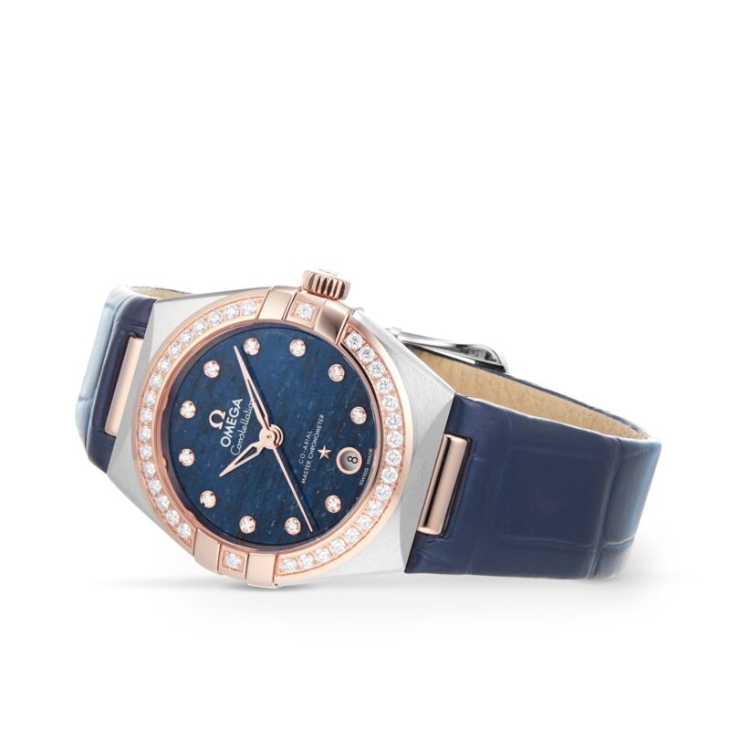 OMEGA CONSTELLATION CO AXIAL MASTER CHRONOMETER 29MM LADIES WATCH BLUE O13128292099003 - Image 3