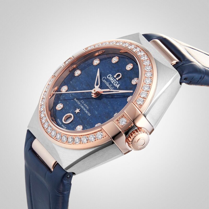 OMEGA CONSTELLATION CO AXIAL MASTER CHRONOMETER 29MM LADIES WATCH BLUE O13128292099003 - Image 6
