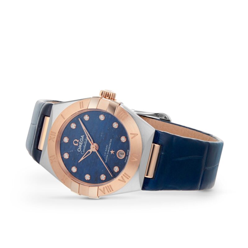 OMEGA CONSTELLATION CO AXIAL MASTER CHRONOMETER 29MM LADIES WATCH BLUE O13123292099003 - Image 3