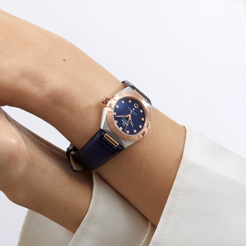 OMEGA CONSTELLATION CO AXIAL MASTER CHRONOMETER 29MM LADIES WATCH BLUE O13123292099003 - Image 7