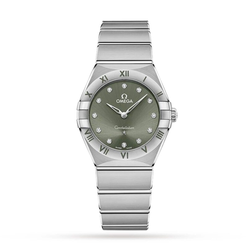 OMEGA CONSTELLATION CO AXIAL 28MM LADIES WATCH GREEN O13110286060001