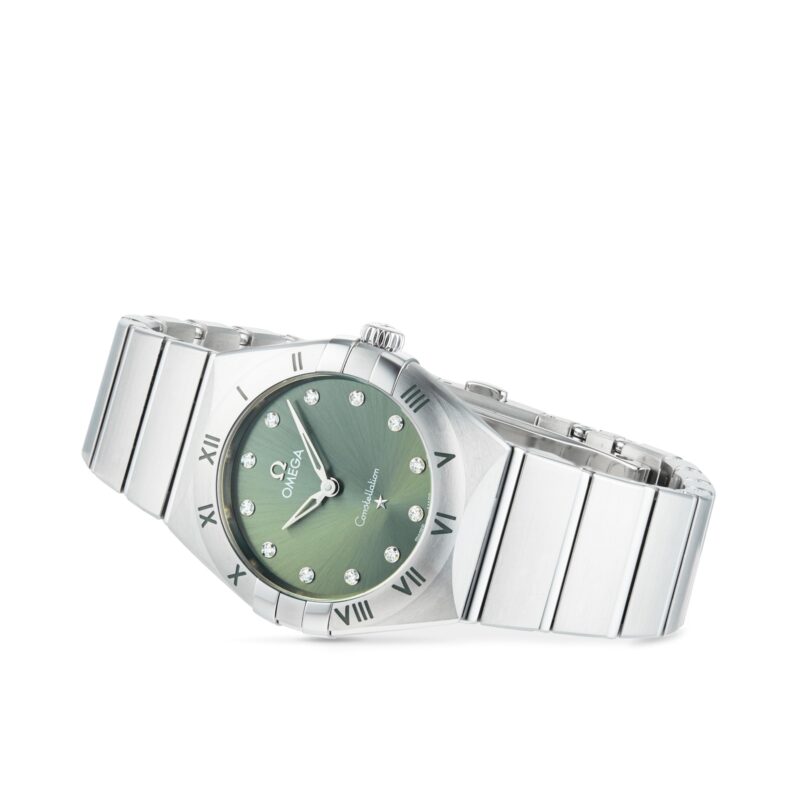 OMEGA CONSTELLATION CO AXIAL 28MM LADIES WATCH GREEN O13110286060001 - Image 4