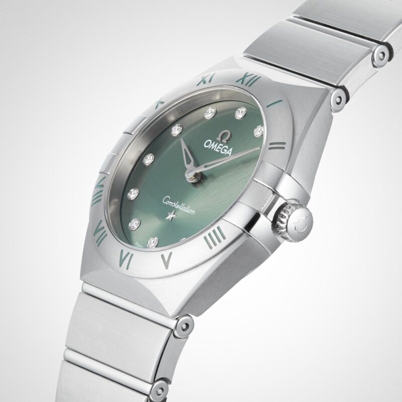 OMEGA CONSTELLATION CO AXIAL 28MM LADIES WATCH GREEN O13110286060001 - Image 7