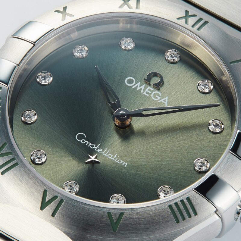 OMEGA CONSTELLATION CO AXIAL 28MM LADIES WATCH GREEN O13110286060001 - Image 8