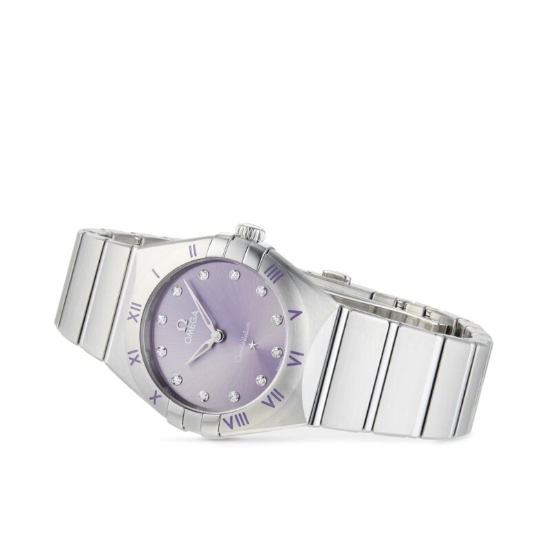 OMEGA CONSTELLATION CO AXIAL 28MM LADIES WATCH PURPLE O13110286060002 - Image 4