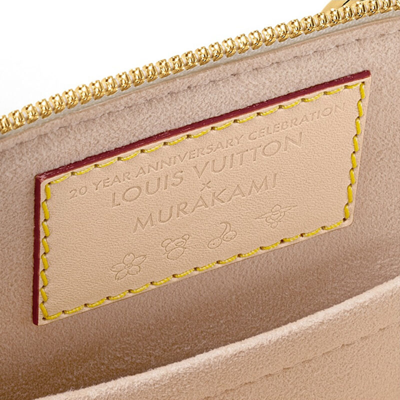 LOUIS VUITTON X TAKASHI MURAKAMI NANO SPEEDY ADJUSTABLE SHOULDER STRAP WHITE TRI-COLOR - Image 6