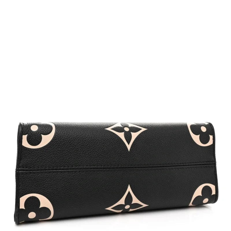 LOUIS VUITTON ONTHEGO PM BLACK/BEIGE GIANT MONOGRAM EMPREINTE LEATHER - Image 6