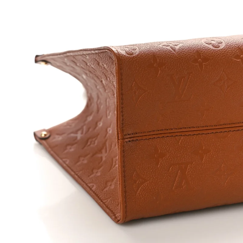 LOUIS VUITTON NEVERFULL MM COGNAC GIANT MONOGRAM EMPREINTE LEATHER - Image 4