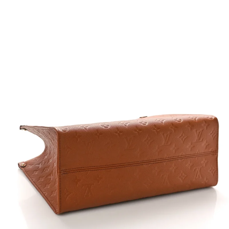 LOUIS VUITTON NEVERFULL MM COGNAC GIANT MONOGRAM EMPREINTE LEATHER - Image 6