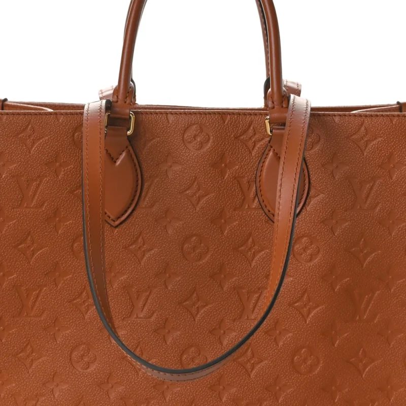 LOUIS VUITTON NEVERFULL MM COGNAC GIANT MONOGRAM EMPREINTE LEATHER - Image 8
