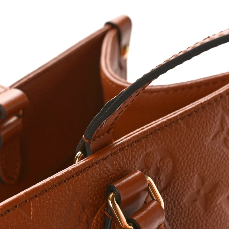 LOUIS VUITTON NEVERFULL MM COGNAC GIANT MONOGRAM EMPREINTE LEATHER - Image 9